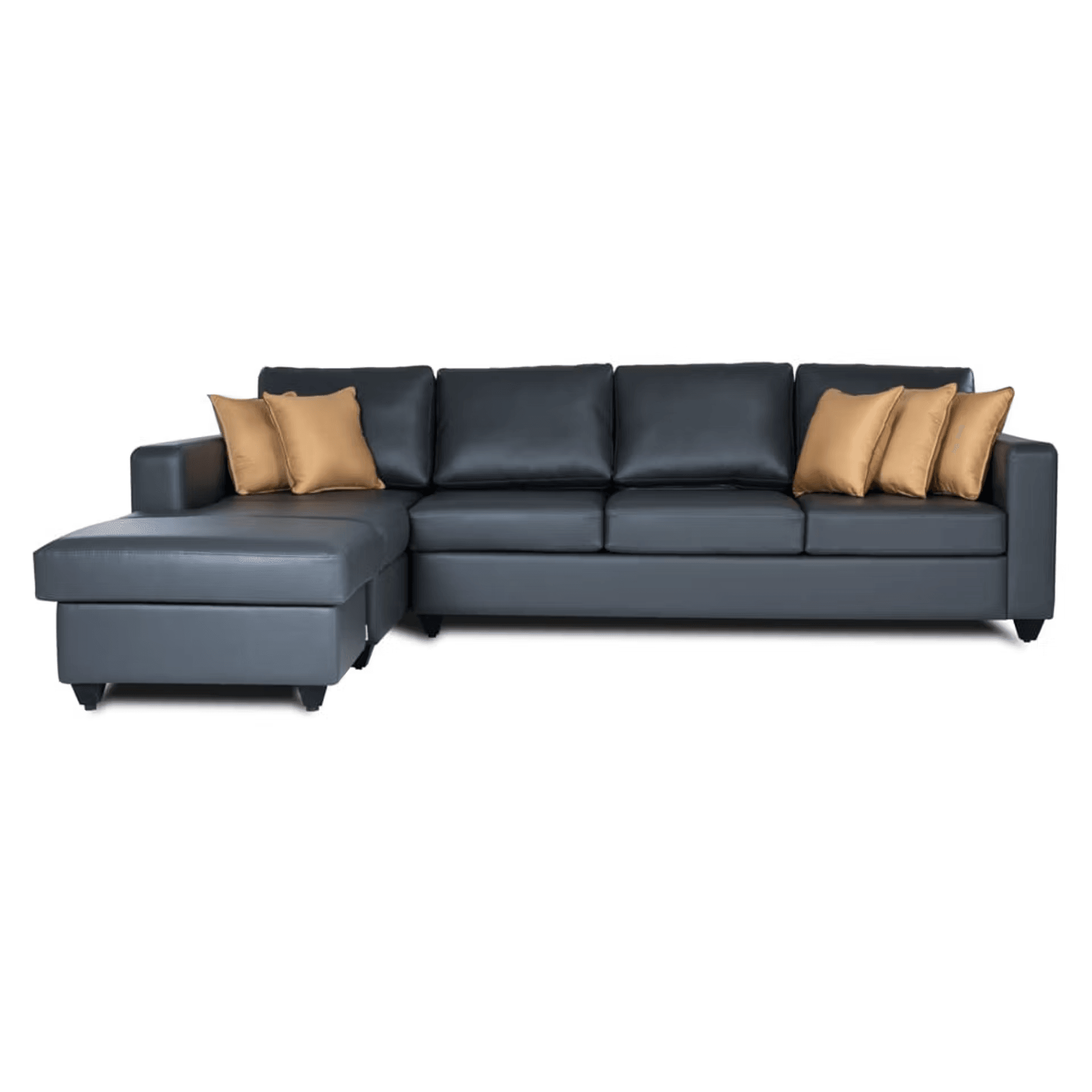 Cushion | Pack of 5 | 16x16 Inch | Hollow Fiber Filling | Use With or Without Cover | For Sofa & Bed | Gentle Machine Wash | Beige